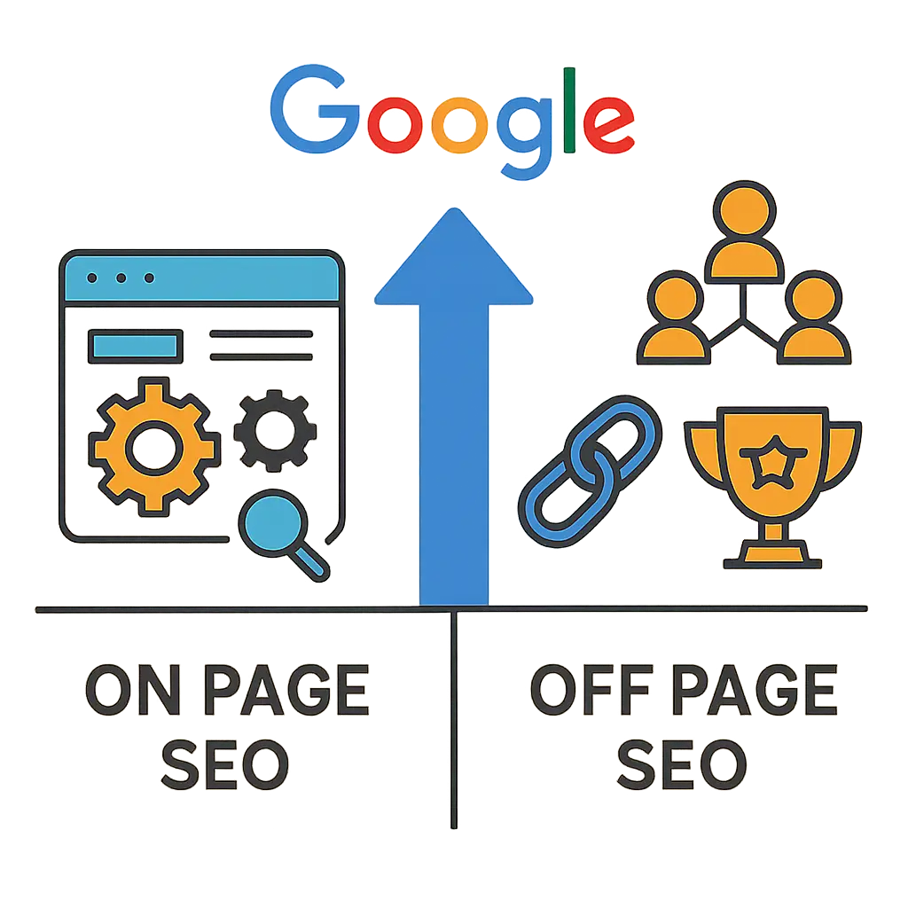 Difference Between On Page & Off Page SEO